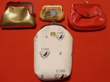 4 PIECE ANTIQUE PURSES NEVER USED - GITANO - GOLDEN NUGGET LAS VEGAS+ MORE # 125