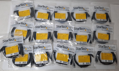 16x StarTech USB3SEXT2MBK 2m USB 3.0 A Male to A Female Extension Cables (6.6ft)