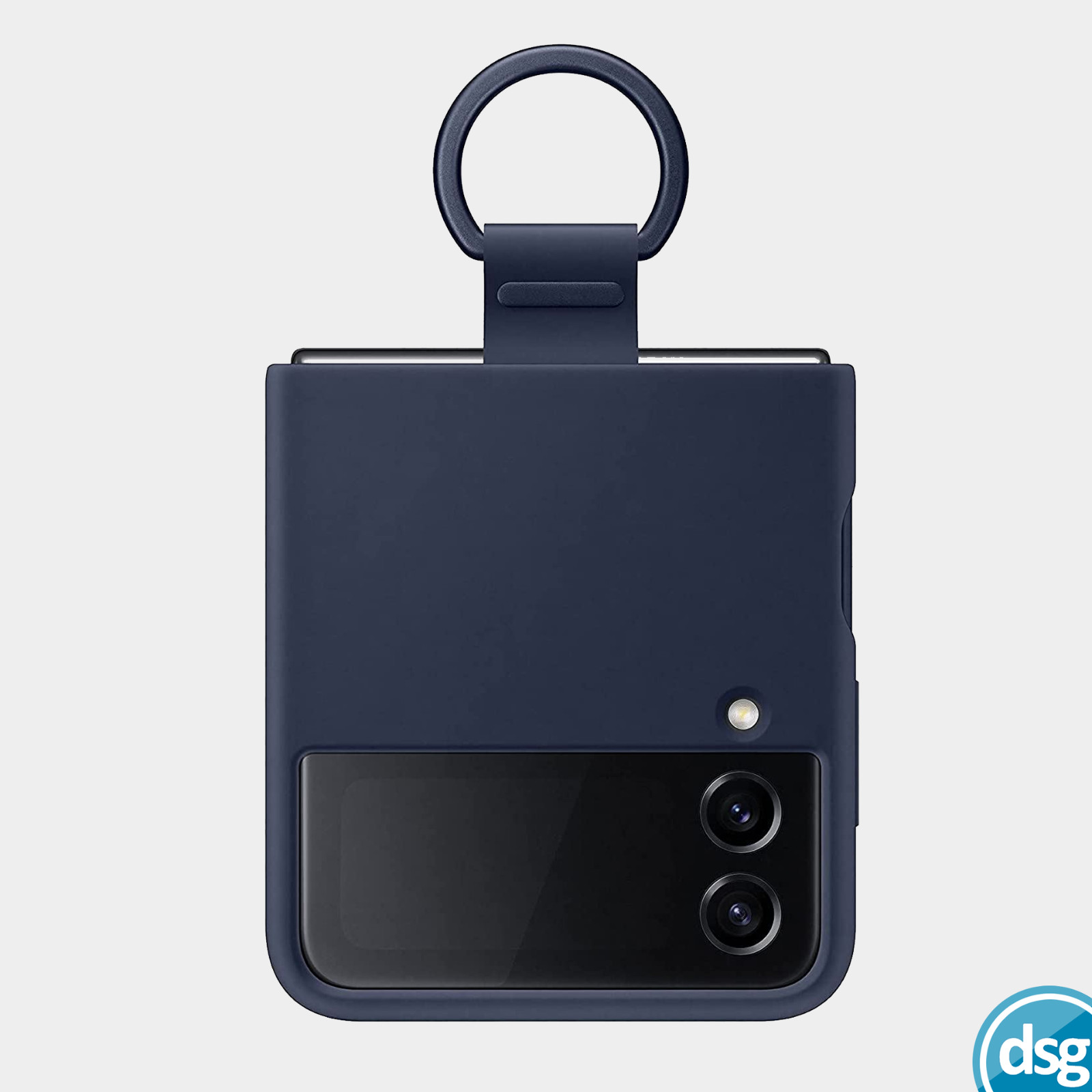Samsung EF-PF721TNEGWW Galaxy Z Flip4 Silicone Phone Cover With Ring Navy