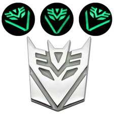 3d Chrome Metal Transformers Decepticon Emblem Badge Suv Coupe Trunk Car Sticker 3d Chrome Metal Transformers Decepticon Emblem Badge Suv Coupe Trunk Car Sticker