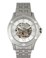 Reign Dantes Men's Automatic Skeleton Dial Silver Bracelet Watch RN4701