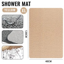 Shower Mat Rug Anti Slip Loofah Bathroom Bath Mat Carpet Water Drains Non Slip
