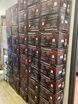 Advance Exam Nitrile Gloves Powder Free Black,Case Of 1000 PCs Extra Large 5 Mil