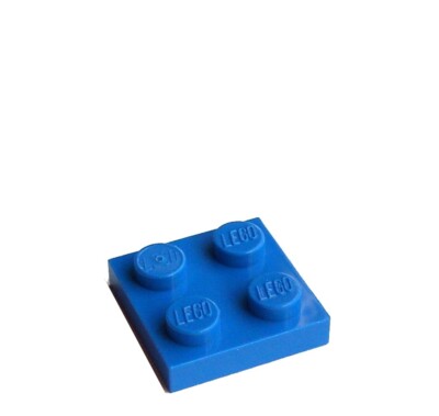 Lego 10 Stück Platte 2x2 in blau (3022) Neu blaue Platten 2 x 2 Basics City