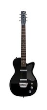 Silvertone 6 String Solid-body Electric Guitar, Right, Gloss Black, Standard ...