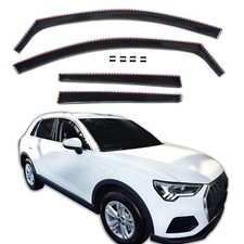 Windabweiser GP Regenabweiser Für Audi Q3 Ab 2018 4-Tlg Set Schwarz