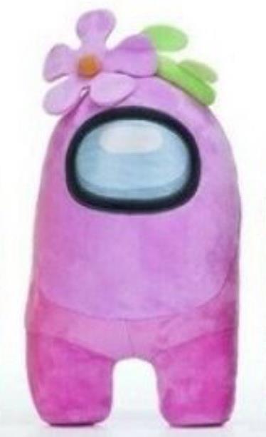 Peluche - Among Us - Peluche Rosa 30 Cm