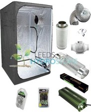 Grow Tent kit 600w Digital 6" Cooltube Light Fan Carbon 150 x 150 x 200cm