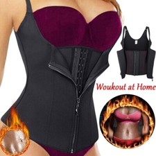 Women Neoprene Waist Trainer Corset Tummy Control Top Weight Loss Body Shaper