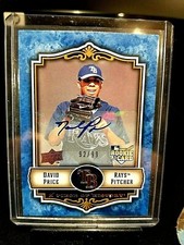 2009 DAVID PRICE ROOKIE AUTO #92/99 A PIECE OF HISTORY #101 34RCM