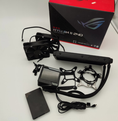 ASUS ROG RYUJIN II 240 All-in-One CPU-Wasserkühlung (3,5-Zoll-LCD)
