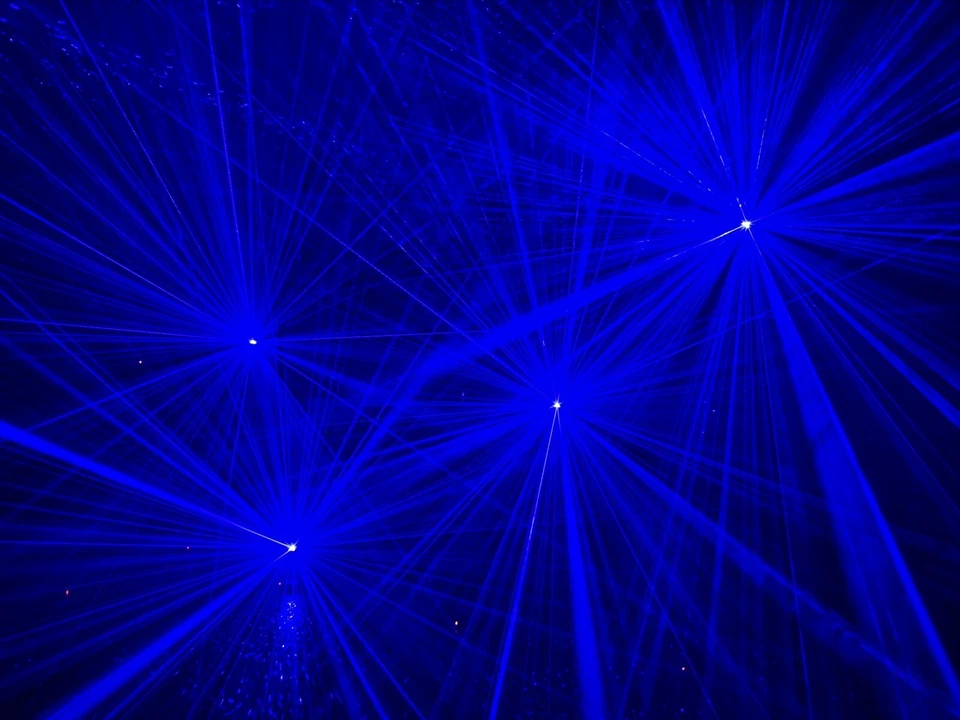 RGB Laser Show Lighting Star Beam Pattern Stage DJ Disco Karaoke KTV Party Light - Image 4 of 4