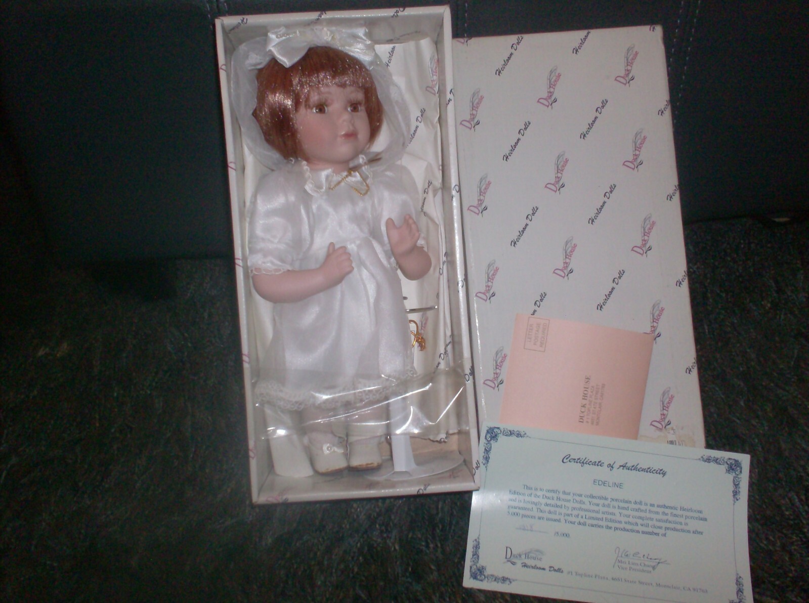 Duck House Heirloom Authentic Edeline Doll Limited Edition | eBay