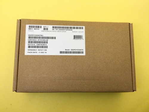 Intel DC P4511 Series 4TB NVMe PCIe 3 1 X4 5 9mm SSD SSDPEYKX040T801 