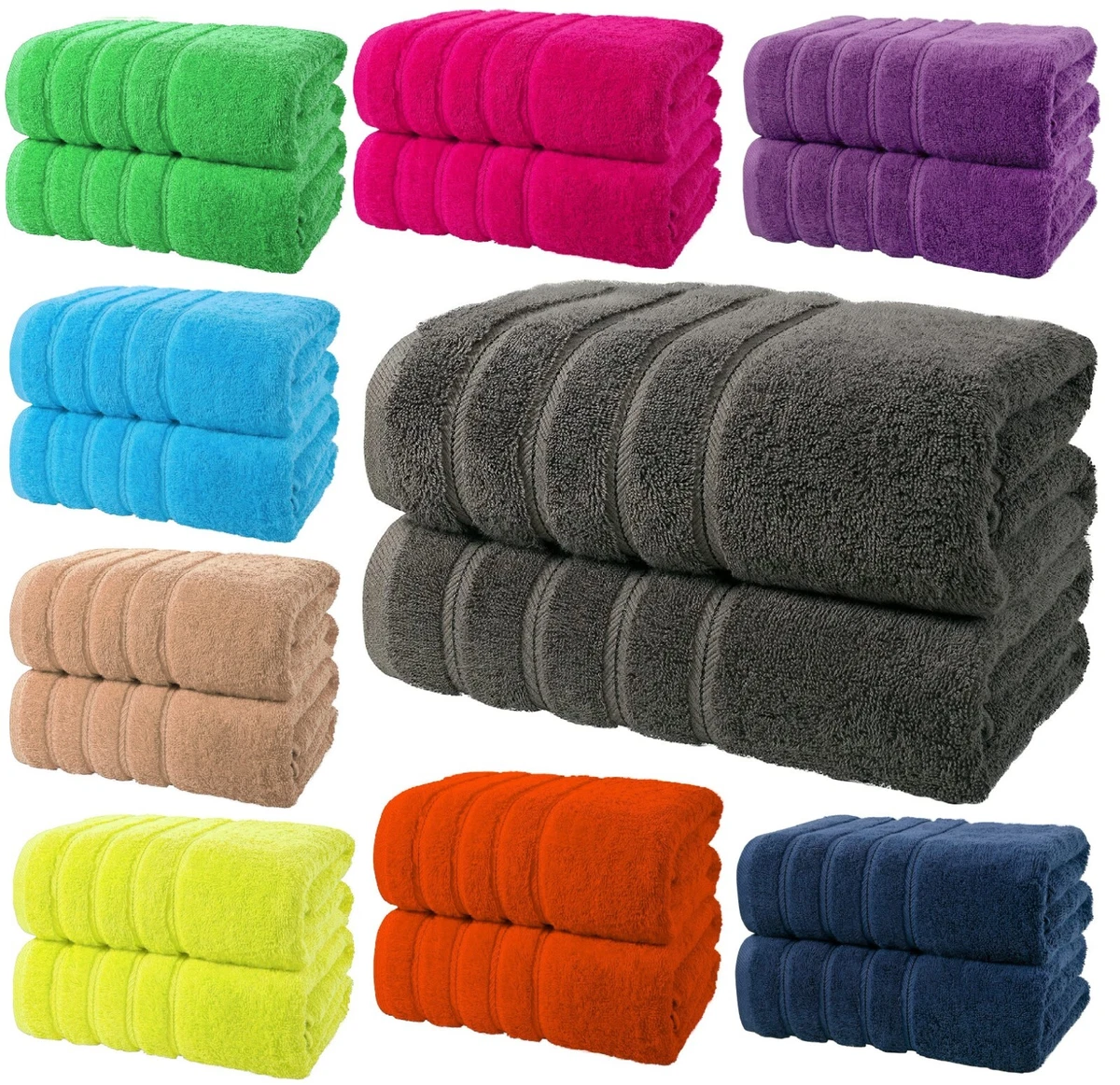 Hot Sale 100% Egyptian Cotton Five Stars Hotel Bath Towel Set