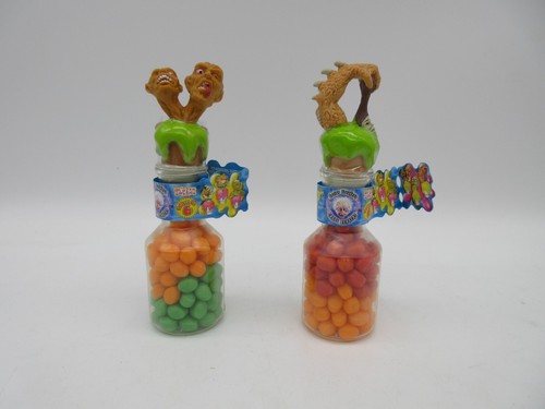Lot of 2 Vintage DR. FREAKERS Candy Beakers Stampers Au'some 2001 RARE!