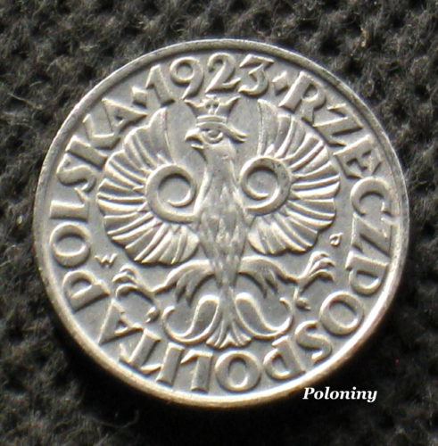 OLD COIN OF POLAND 20 GROSZY 1923 SECOND REPUBLIC (II RZECZPOSPOLITA POLSKA) - Picture 2 of 2