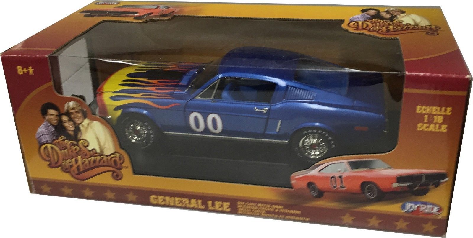 Johnny Lightning Dukes Of Hazzard Cooter's 1968 Ford Mustang 00 Échelle 1 18 Johnny Lightning Dukes Of Hazzard Cooter's 1968 Ford Mustang 00 Échelle 1 18