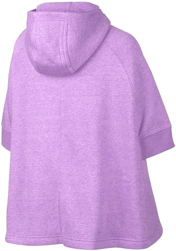 Nike Big Girls' Top Club Purple Heather Pullover Poncho (AT3349-527) Sz S/M/L/XL - Picture 2 of 2