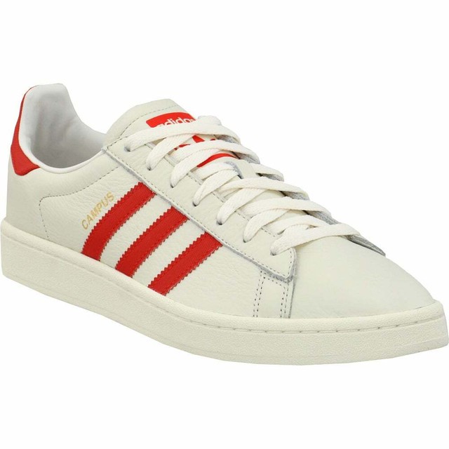adidas campus white red