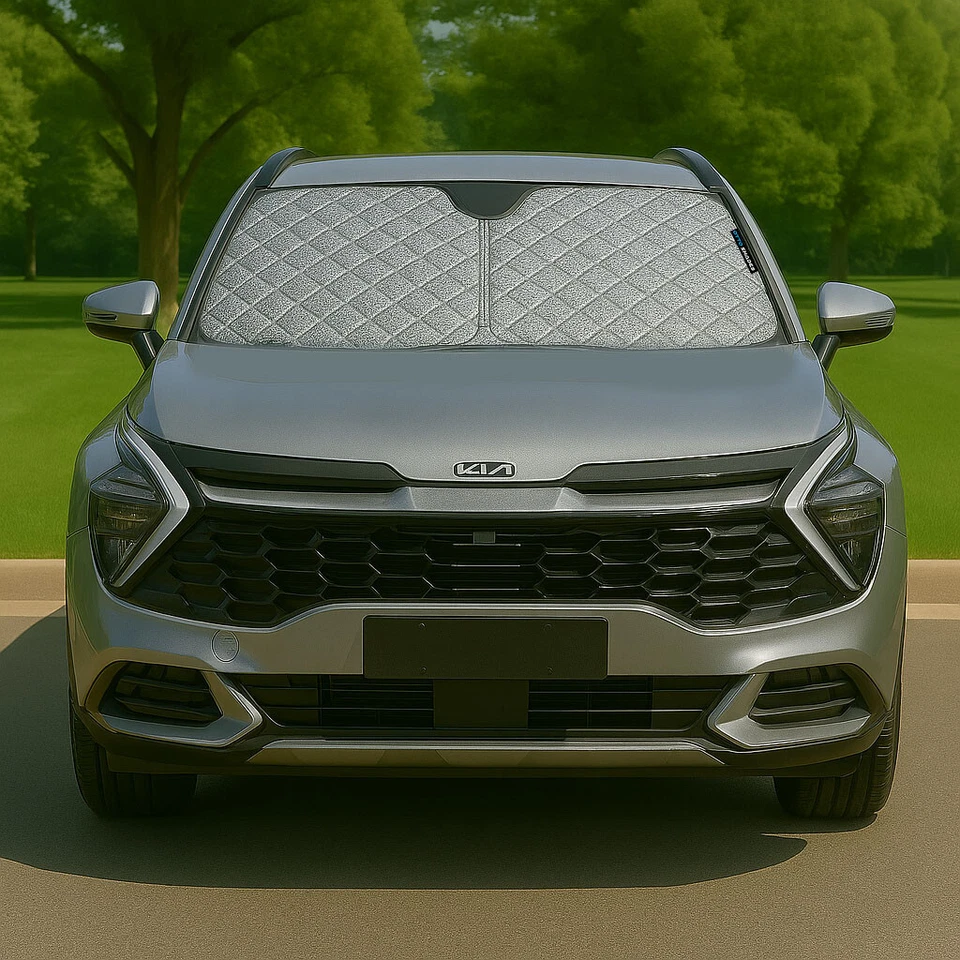 6 Layer Thick WindScreen Sun Shade for Kia Sportage 21-25 Premium UV Protection - image 2 of 4