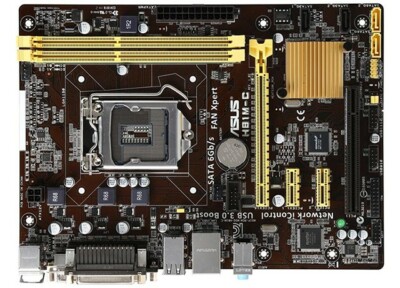 ASUS H81M-P-S1 Intel (H81) Motherboard LGA 1150 Socket(H3) with backplate  UK