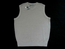  50 CYPRESS LINKS ACRYLIC RIBBED PATTERN SWEATER VEST - L - NEWw/TAGS -FREE SHIP