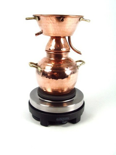 CopperGarden 0,5 Liter ALQUITARA Destille | Mini-Brennerei mit Aromasieb - Bild 6 von 6