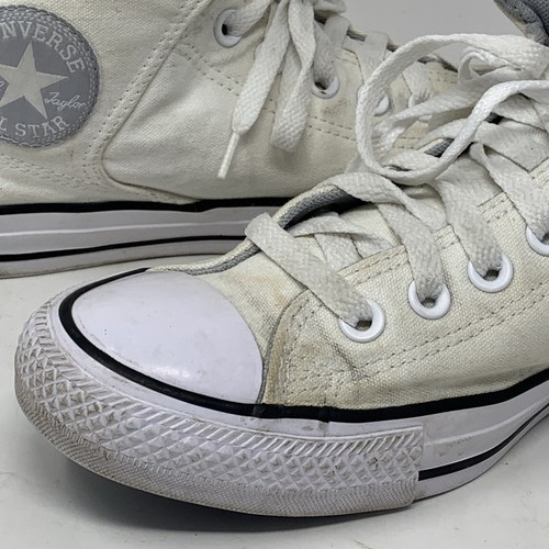 Men’s Size 8.5 Women’s 10.5- Converse Chuck Taylor All Star High White Chrome - Picture 4 of 11