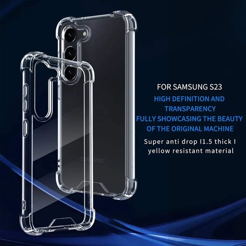 Funda híbrida a prueba de golpes para Samsung Galaxy S25 S24 S23 S21 FE S22 plus Ultra Clea - Imagen 14 de 17