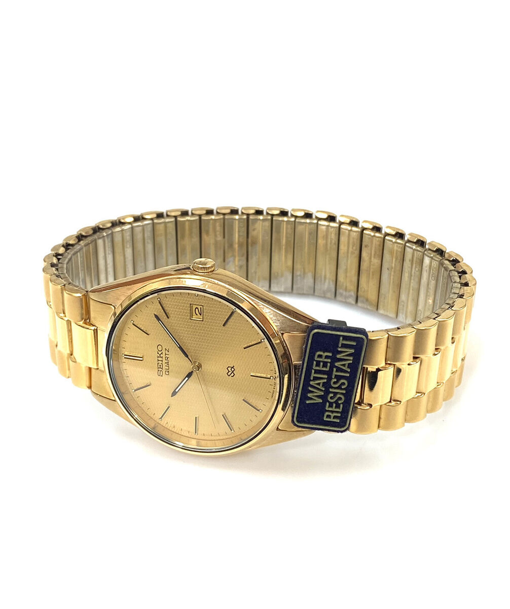 Vintage Seiko Jubilee S2 Quartz Date Gold Tone DUMMY Watch Vintage Seiko Jubilee S2 Quartz Date Gold Tone DUMMY Watch