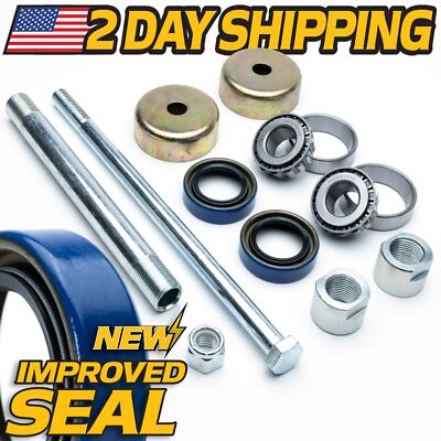 Threaded Axle & Bearing Kit for Toro Z Master Z500 Z580 Z580-D Z590-D 13x6.50-6