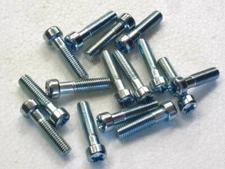 Matchless AJS primary cover posi-drive screw set 15 each CEI 1/4" x 26 tpi