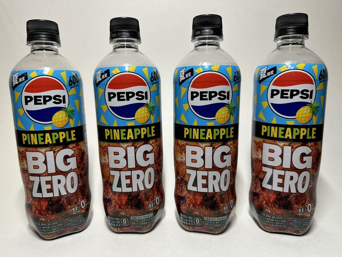 PEPSI ビッグ缶 非売品 PEPSI PINEAPPLE BIG ZERO SODA JAPANESE LIMITED EDITION *4