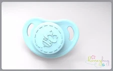 Honeybug MICRO preemie Magnetic Pacifier reborn doll Bitty Baby BLUE micropreemi