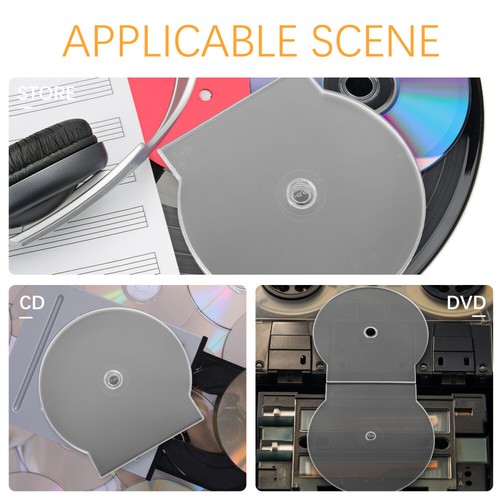 20pcs Reusable CD Case CD Protective Case DVD Holder DVD Storage Case CD Sleeves - Afbeelding 6 van 12
