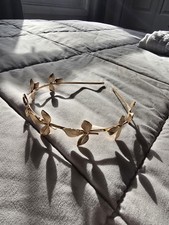 Bride Wedding Hair Vine Headband Gold Leaf Bridal Accessories for Women