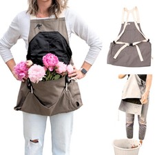 Gardening Apron with Pockets  Harvesting Pouch   Garden Clothes and Tools fo...