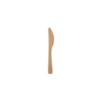 "2 Bis 40X Papstar Bambus-Messer \"Pure\", LäNge: 170 Mm, 50Er - Spare Bis Zu 50%"