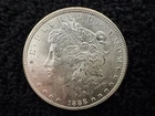 Excellent BU 1888 Morgan silver dollar.