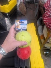 Nerf Dog Classic Squeak Ball Outdoor Dog Toy, 3.8 Inch Dog Ball Fetch Toy, Squea