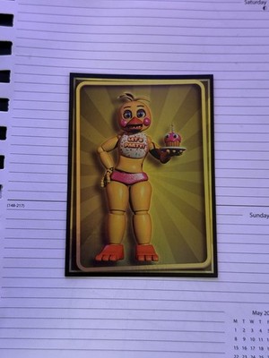 FNAF Five Night at Freddy's | Trading Card ''Shiny Hologram Toy Chica'' #117/120