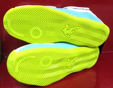 And1 #Scream Basketball Sneakers White Neon Lime Green Soles Size 6 Mens New