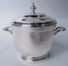 Poole Ice Bucket 55 Midcentury Modern Barware American Sterling Silver