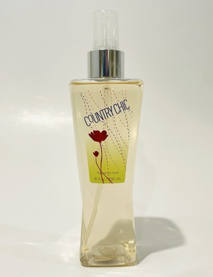 Bath & Body Works Country Chic Fragrance Mist in 8 Oz Square Bottle Discontinued