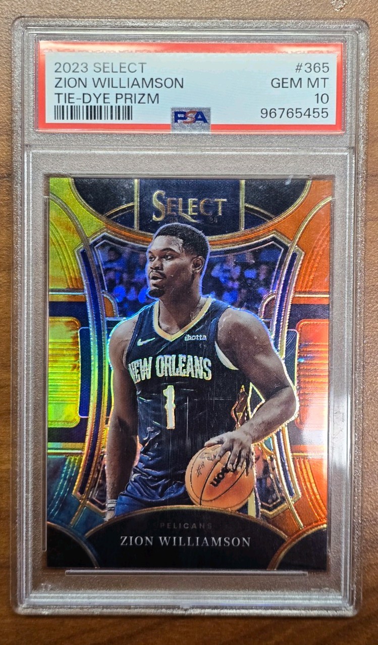 2023-24 Panini Select - Mezzanine Level Zion Williamson #365 Tie-Dye Prizm /25