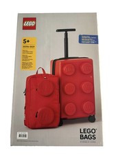 LEGO Bags Double Pack Red, 2x3 Brick Suitcase & 1x2 Backpack Cheapest on eBay
