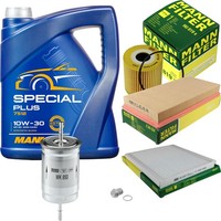 Inspektionspaket 5L Mannol Special Plus 10W-30 FüR Volvo V40 Kombi 1.8 1.6 S40