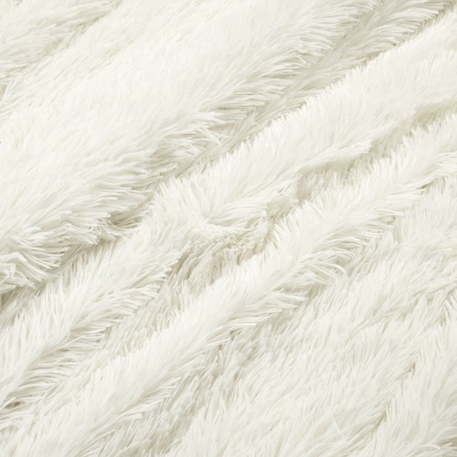 Lush Decor Emma Faux Fur Comforter Set Ivory King
