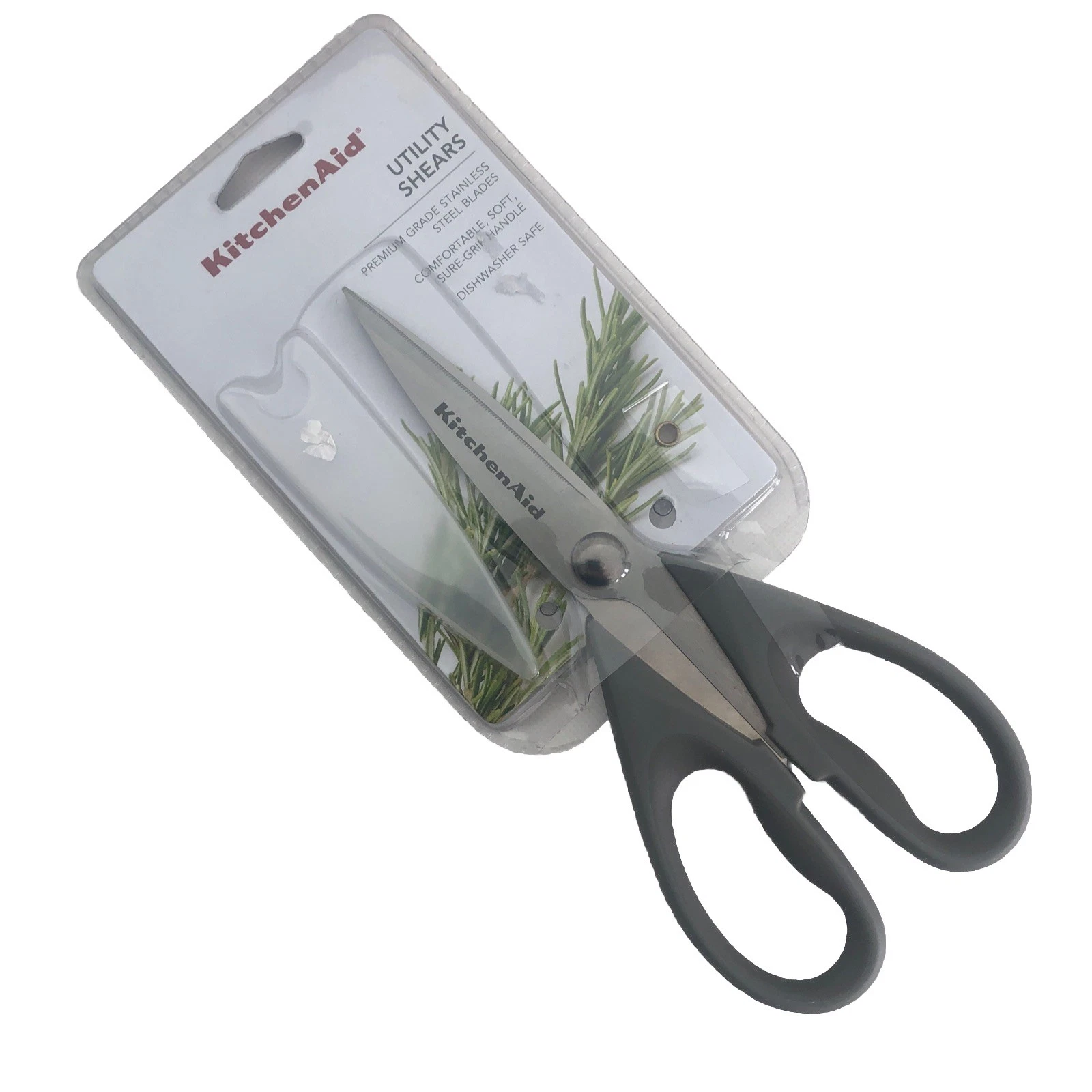 New KitchenAid Charcoal Gray HGSA Kitchen Shears Scissors